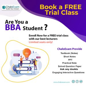 Bangalore University BBA Notes And Solved Question Paper