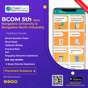 Bangalore University bcom 5th sem Study Material, Previous Year Question Paper, Solved Question Paper, Notes Are Available Free Download
